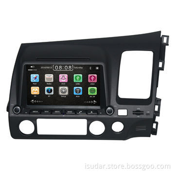 Car GPS DVD Player for Honda Civic 2006-2011RHD, w/ Wi-Fi,3G,1080p Video Play,Support iPhone 5S, 8"